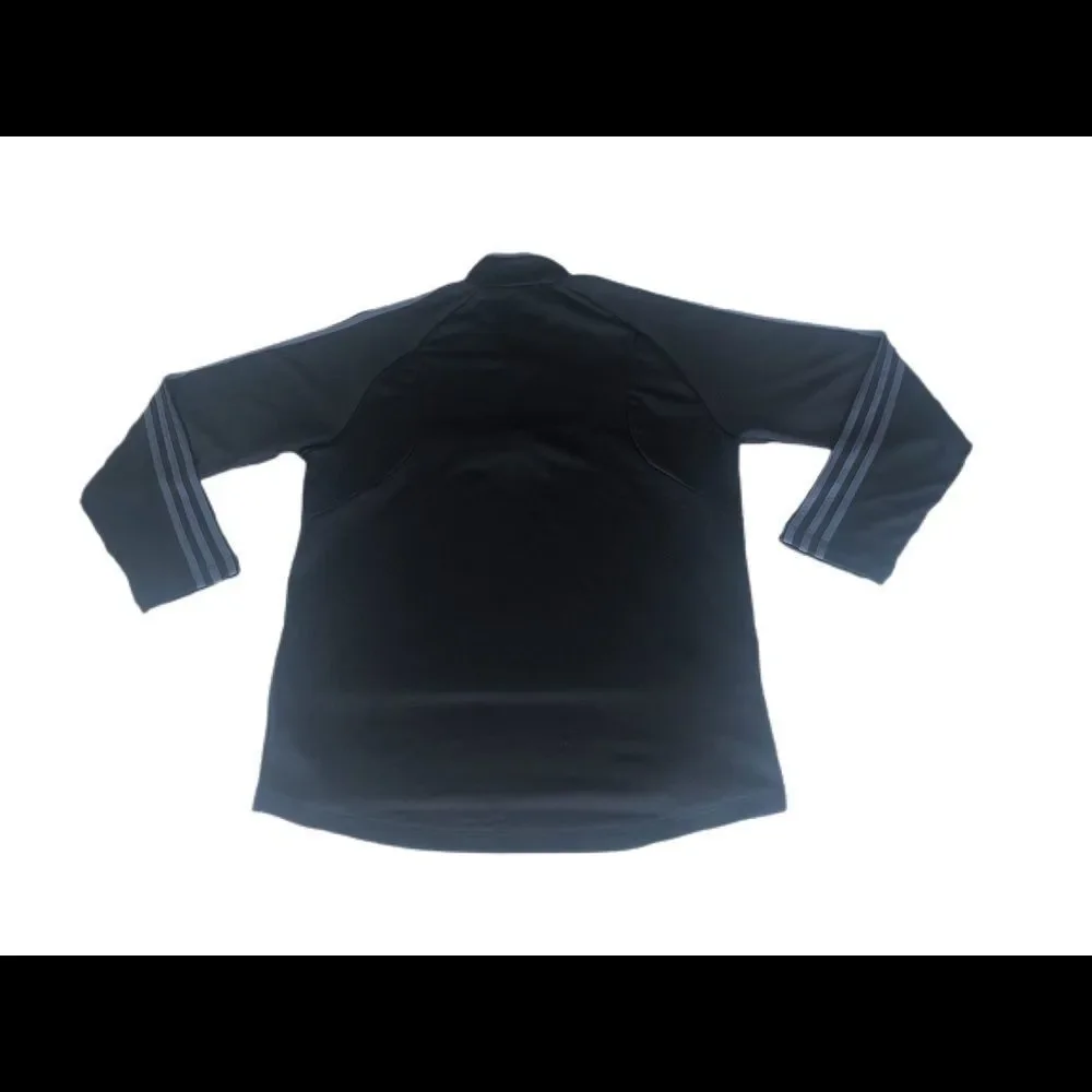 Adidas 1/4 Zip Up Black Athletic Pullover Sz XL - Picture 7 of 7